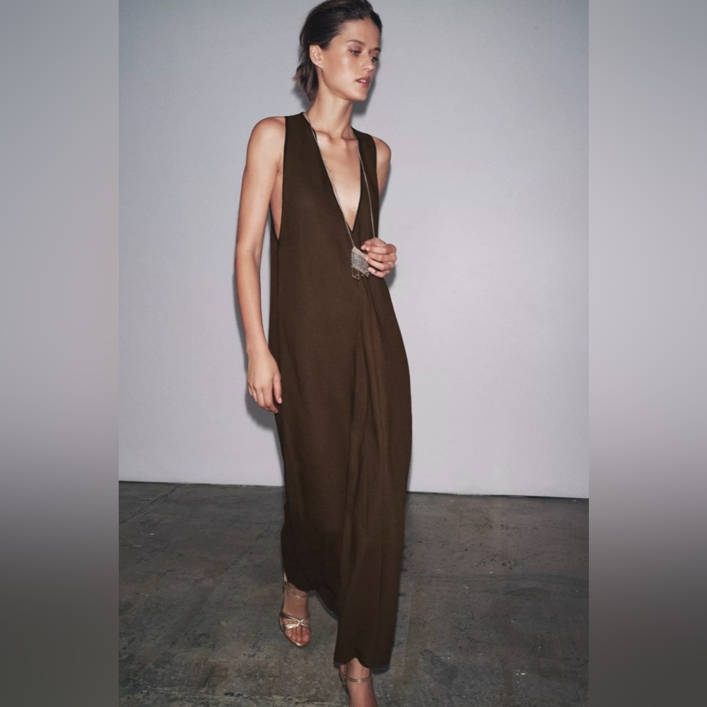 ZW LINEN BLEND DRESS